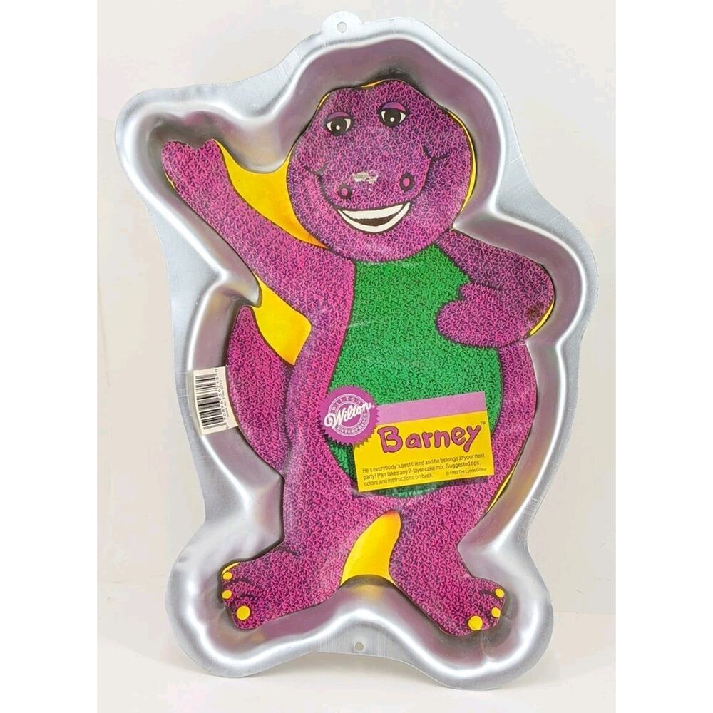 Wilton Barney Cake Pan 1993 Vintage Dinosaur BARNEY Baking Mold Party Birthday